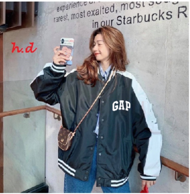 Áo bomber GAP phối tay HDV876