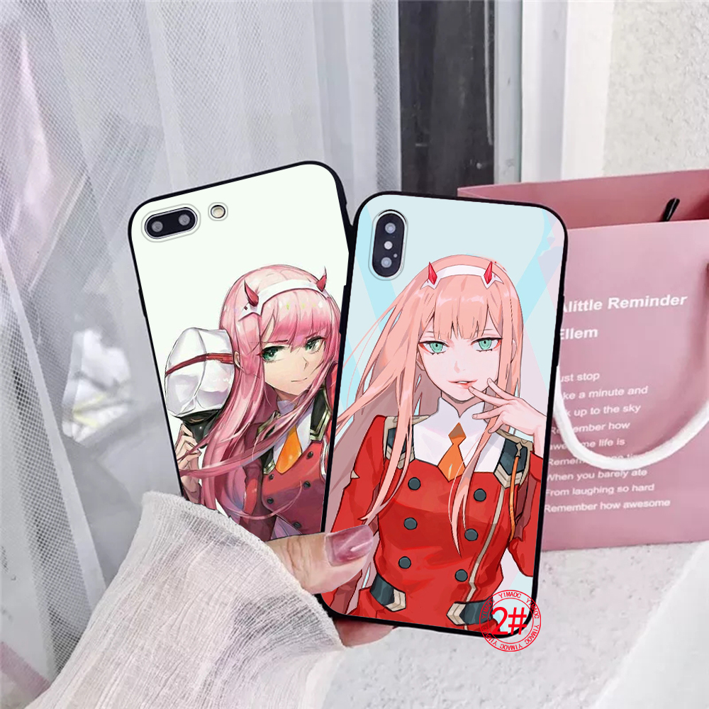 Ốp Điện Thoại Mềm In Hình Anime Franxx Wiki Zero Two Cho Iphone 5 5s Se 2020 6 6s 7 8 Plus X 20g