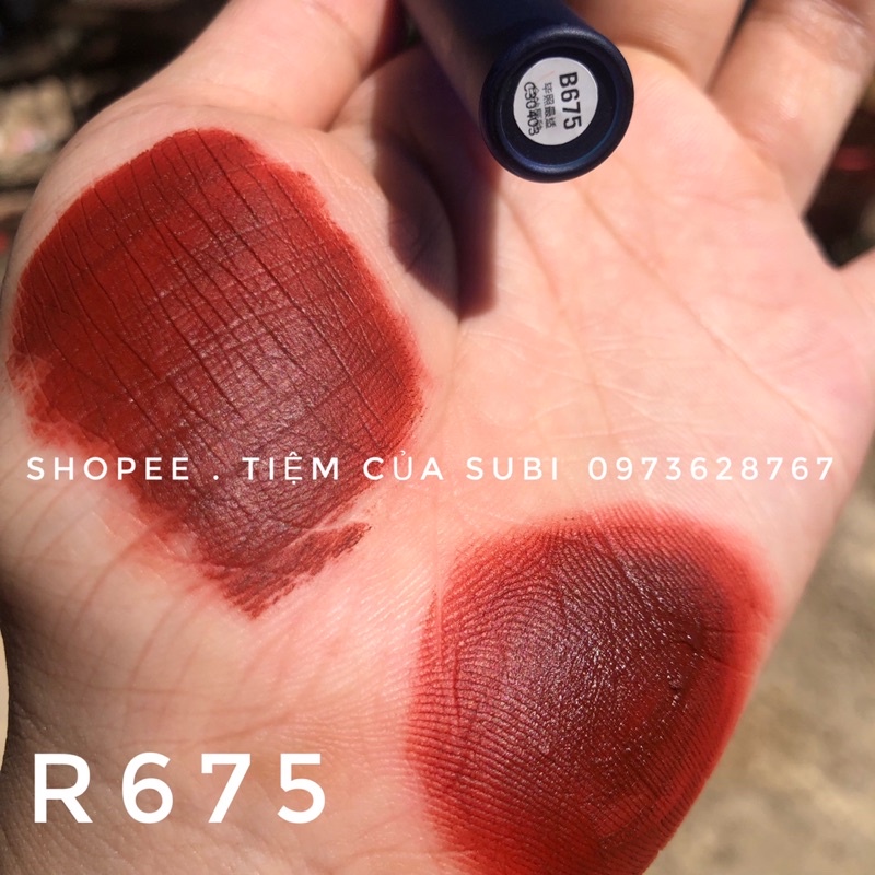 Son kem lì colorkey doremon nội địa trung xanh chất son mịn môi đẹp lì