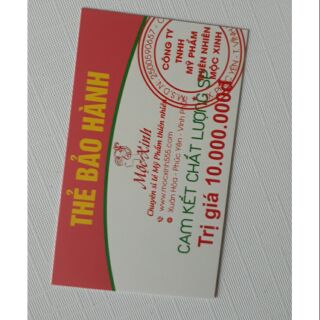 Combo thẻ bảo hành