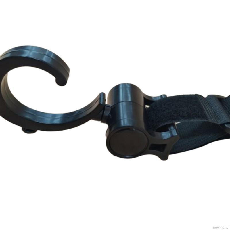 Bộ 2 móc treo đồ gắn xe đẩy trẻ em đa năng có thể xoay 360 độ tiện dụng