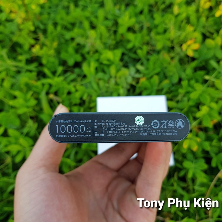 Pin Dự Phòng Xiaomi Gen 3 10000mAh PLM13ZM Bản Sạc Nhanh