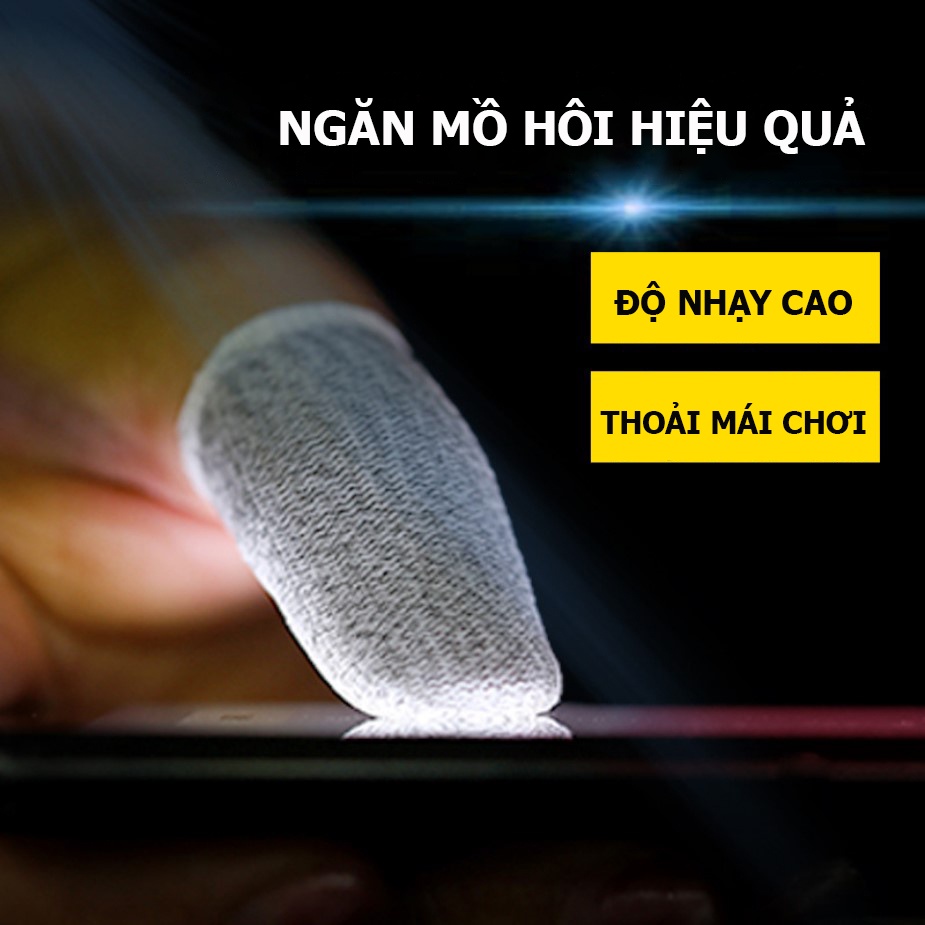 Găng tay chơi game Mobile - Chống mồ hôi tay, tăng độ nhạy cảm ứng