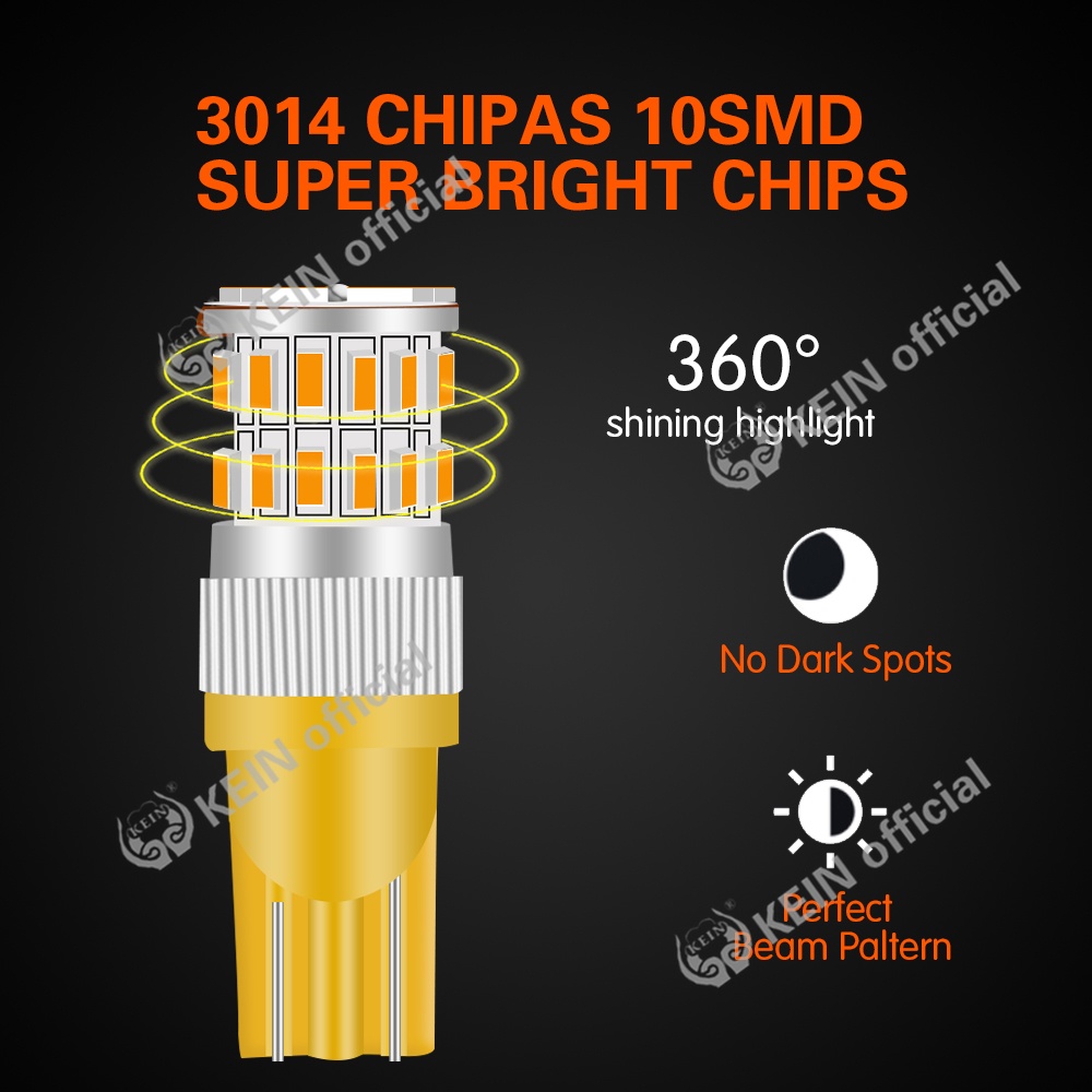 Đèn Led 36SMD T10 W5W 194 168 501 Ánh Sáng Trắng Chuyên Dụng Cho Ô Tô