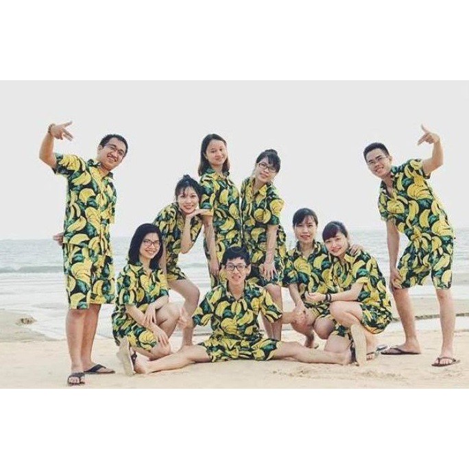 Áo pizama hoa quả nữ - Áo Đi Biển  - Áo hoa quả trẻ em và người lớn | BigBuy360 - bigbuy360.vn