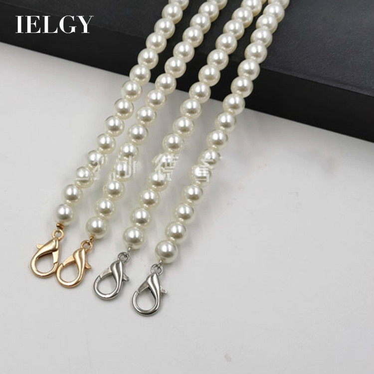 Dây đeo túi xách IELGY phối chuỗi hạt ngọc trai 10mm DIY
