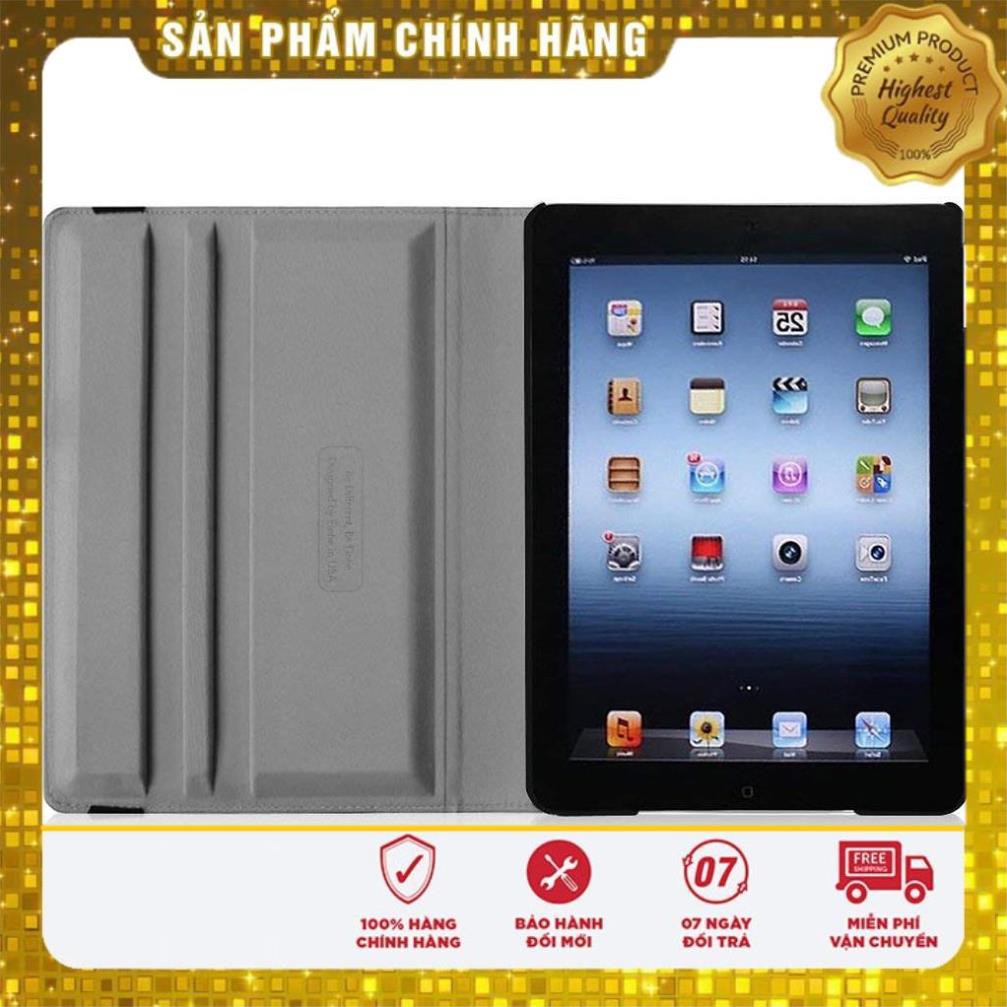 Bao da xoay 360 độ cho iPad 2 / 3 / 4 (chống bụi, chống thắm, tắt mở nguồn màn hình) - Hàng nhập khẩu