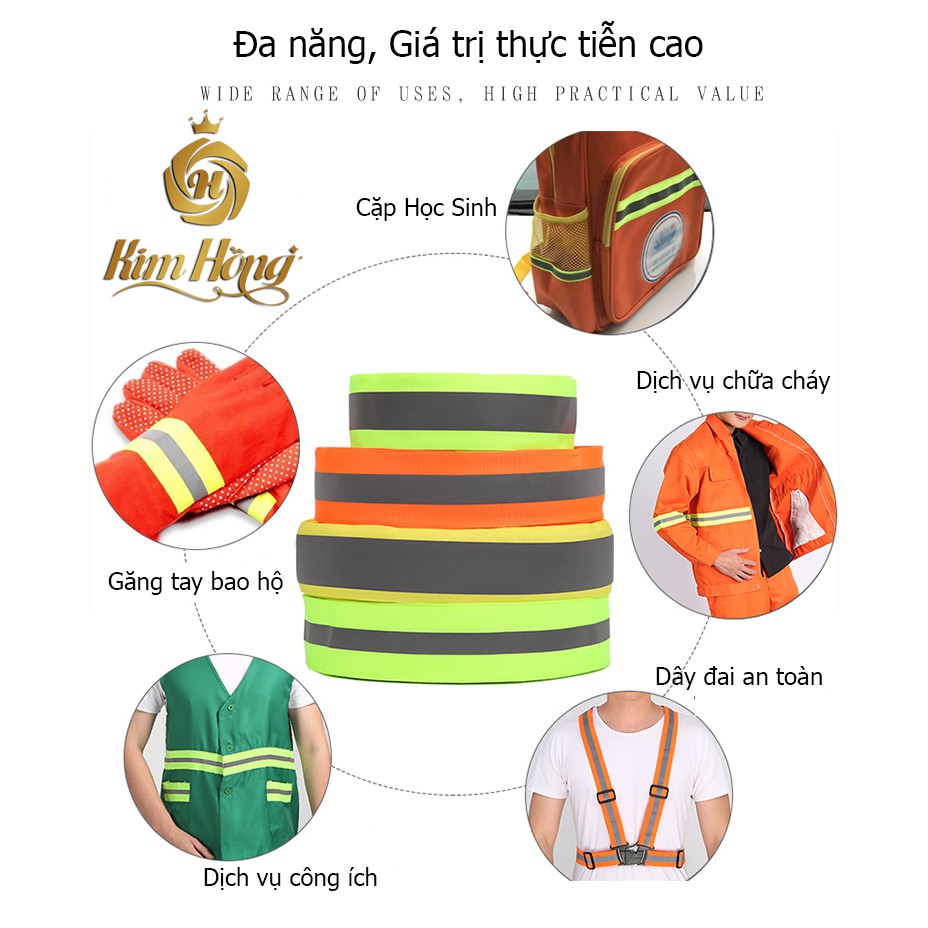 Dây Phản Quang Vải Bảo Hộ Lao Động | BigBuy360 - bigbuy360.vn