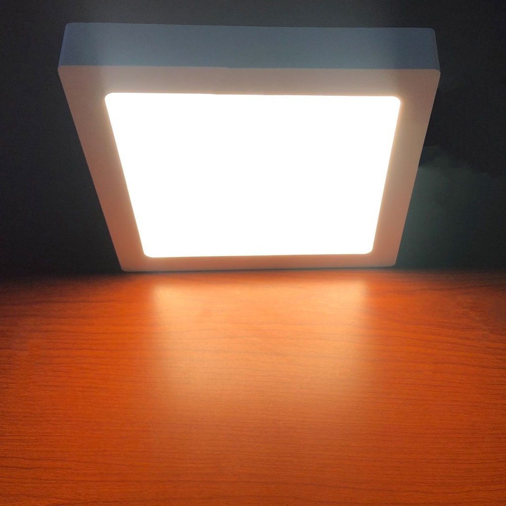 Đèn ỐP TRẦN LED GẮN NỔI  6W 12W, 18W, 24W Vuông/ Tròn- Ánh sáng trắng hoặc vàng 3000K - bảo hành 12 tháng