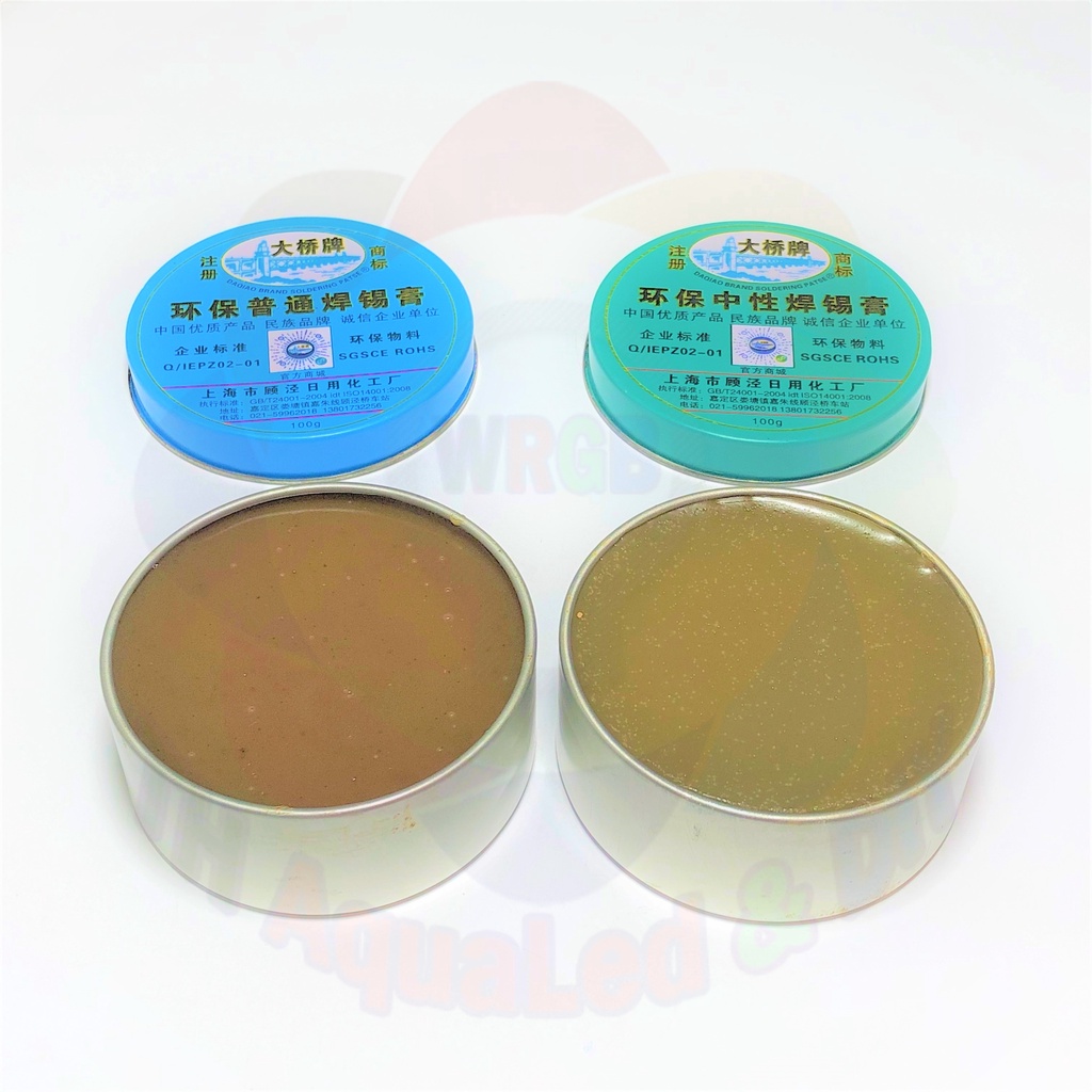 Mỡ hàn chì (thiếc) CÂY CẦU 100gr. Hỗ trợ hàn dễ dàng, chống oxy hóa. Dạng hộp thiếc thẩm mĩ