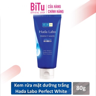 Sữa rửa mặt hada labo perfect white arbutin cleanser 80g