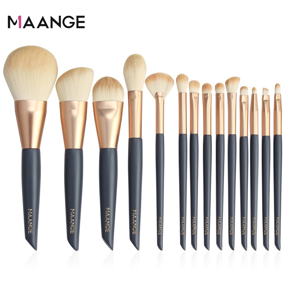 Bộ 14 Cọ Trang Điểm MAANGE 5918 180g Làm Đẹp Chuyên Nghiệp Chất Lượng Cao