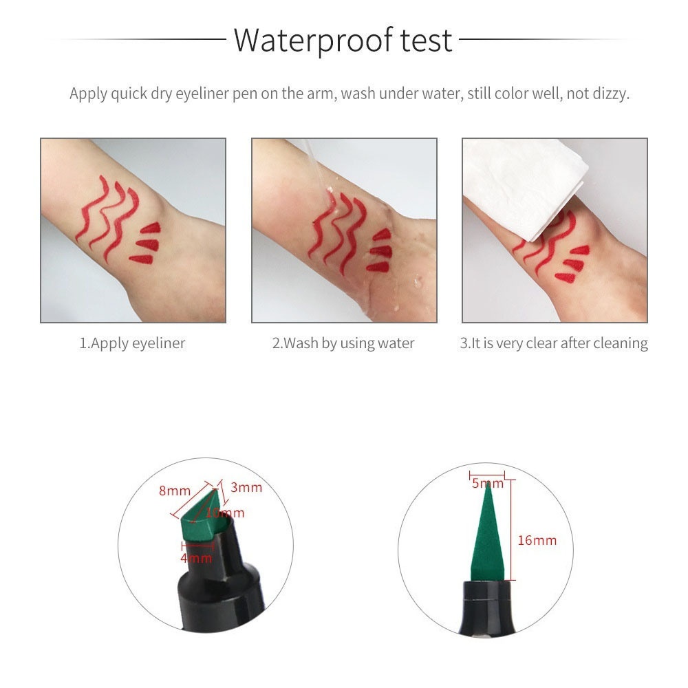 Bút Kẻ Mắt Nhanh Khô Chống Thấm Nước Tiện Dụng