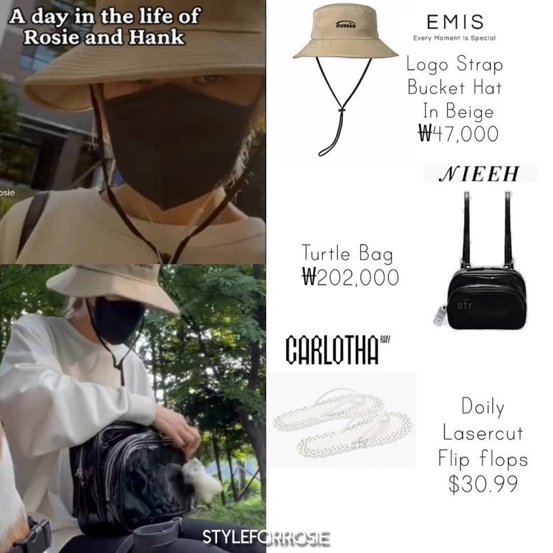 Balo đen da pu Nieeh giống Jennie, Jisoo và Rosé BLACKPINK