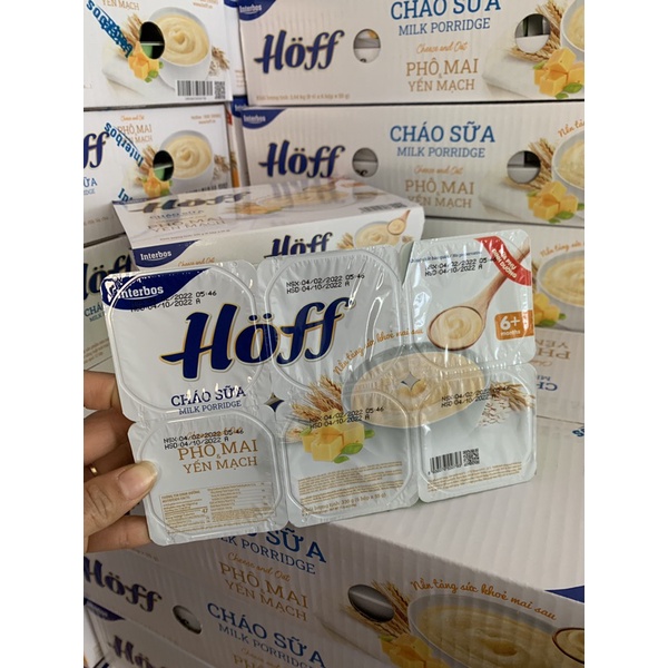 Cháo sữa Hoff phô mai, yến mạch