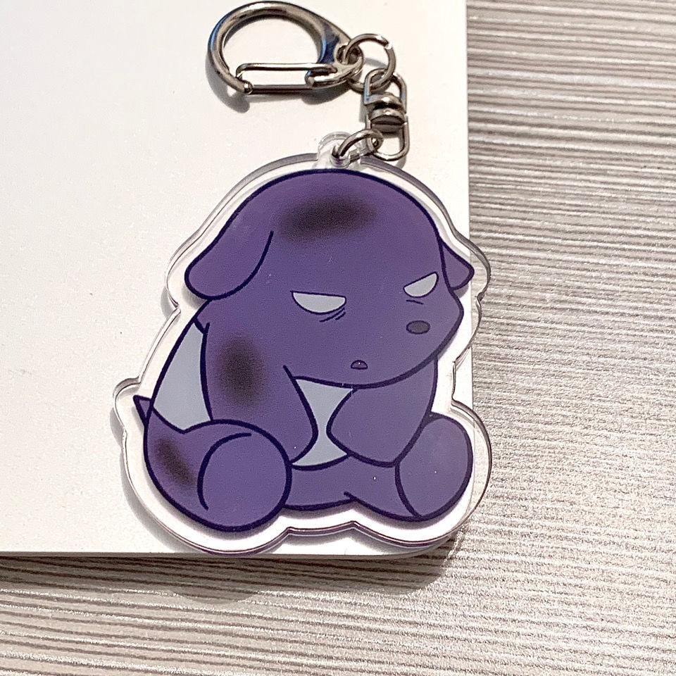 Móc Khóa Cặp Đôi Bằng Acrylic Dễ Thương