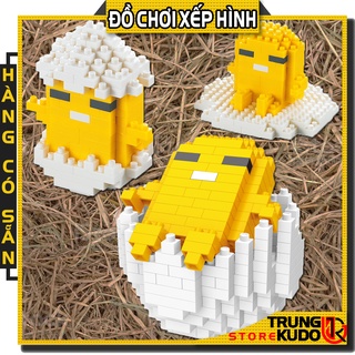 Mô hình Gà Trong Trứng dạng Đồ chơi xếp hình đáng yêu dạng làm quà tặng, đồ decor