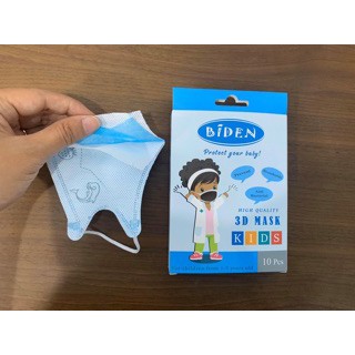 [XẢ KHO] 10 Cái Khẩu Trang Trẻ Em BIDEN 3D Mask Kids KHÁNG KHUẨN AN TOÀN CHO BÉ | BigBuy360 - bigbuy360.vn