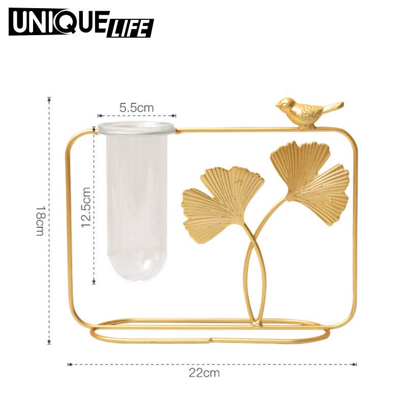 Bình hoa thủy canh bằng thủy tinh trong suốt để bàn trang trí nhà cửa/văn phòng