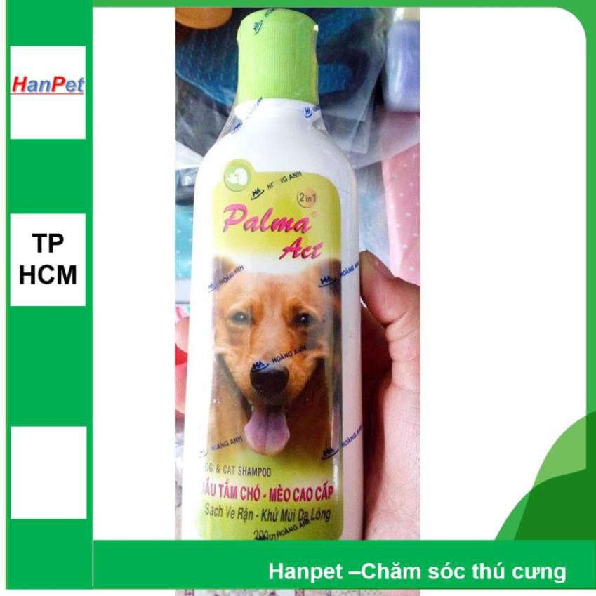 Hanpet.GV- Dầu Tắm Chó mèo Palma Act- Sữa tắm mượt lông cho chó