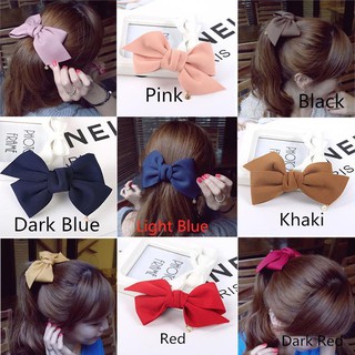 [Baywellfashion]Kẹp tóc nơ bằng vải xinh xắn dành cho nữ