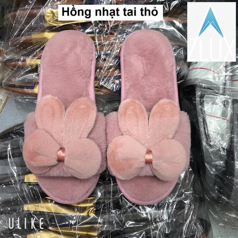 Dép lông hình thú kute mang trong nhà D901 🍒☘