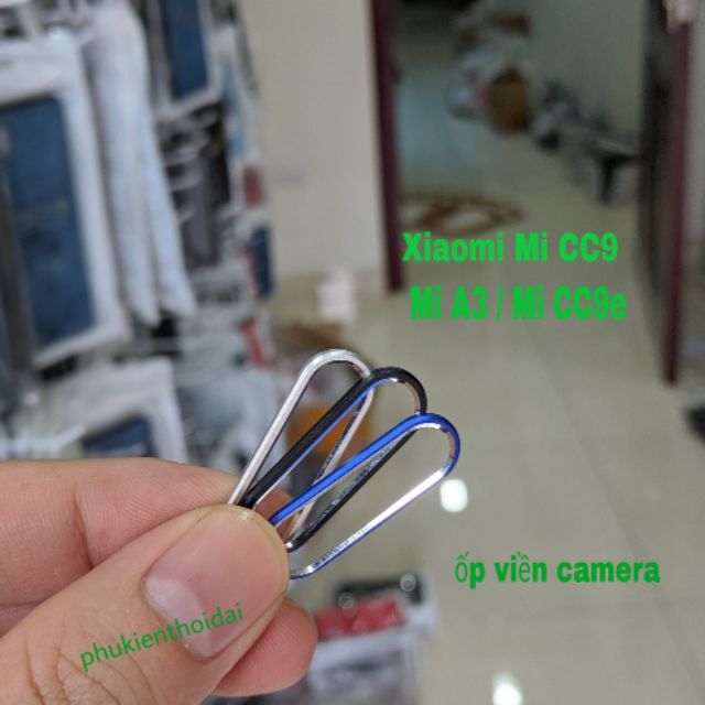 Ốp viền Camera cho Xiaomi Mi A3 / Mi CC9e / Mi CC9 dùng chung
