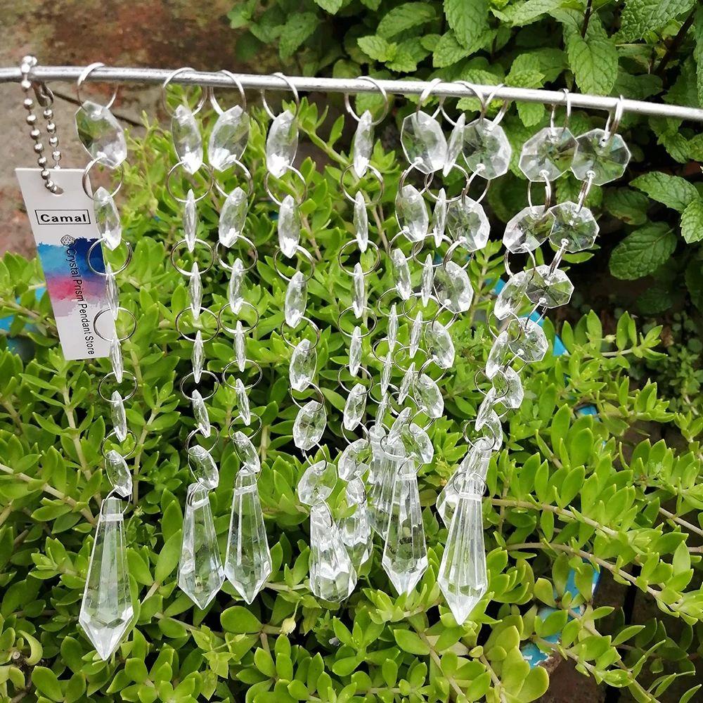 Móc Treo Hình LLOYD|Hạt Nhựa Acrylic Trong Suốt Dùng Làm Đèn Chùm Trang Sức