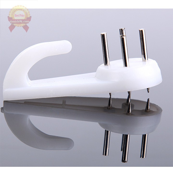 Móc treo đồ đóng đinh chịu lực thép không gỉ để quần áo chìa khóa khăn lau dao thớt gắn tường đa năng