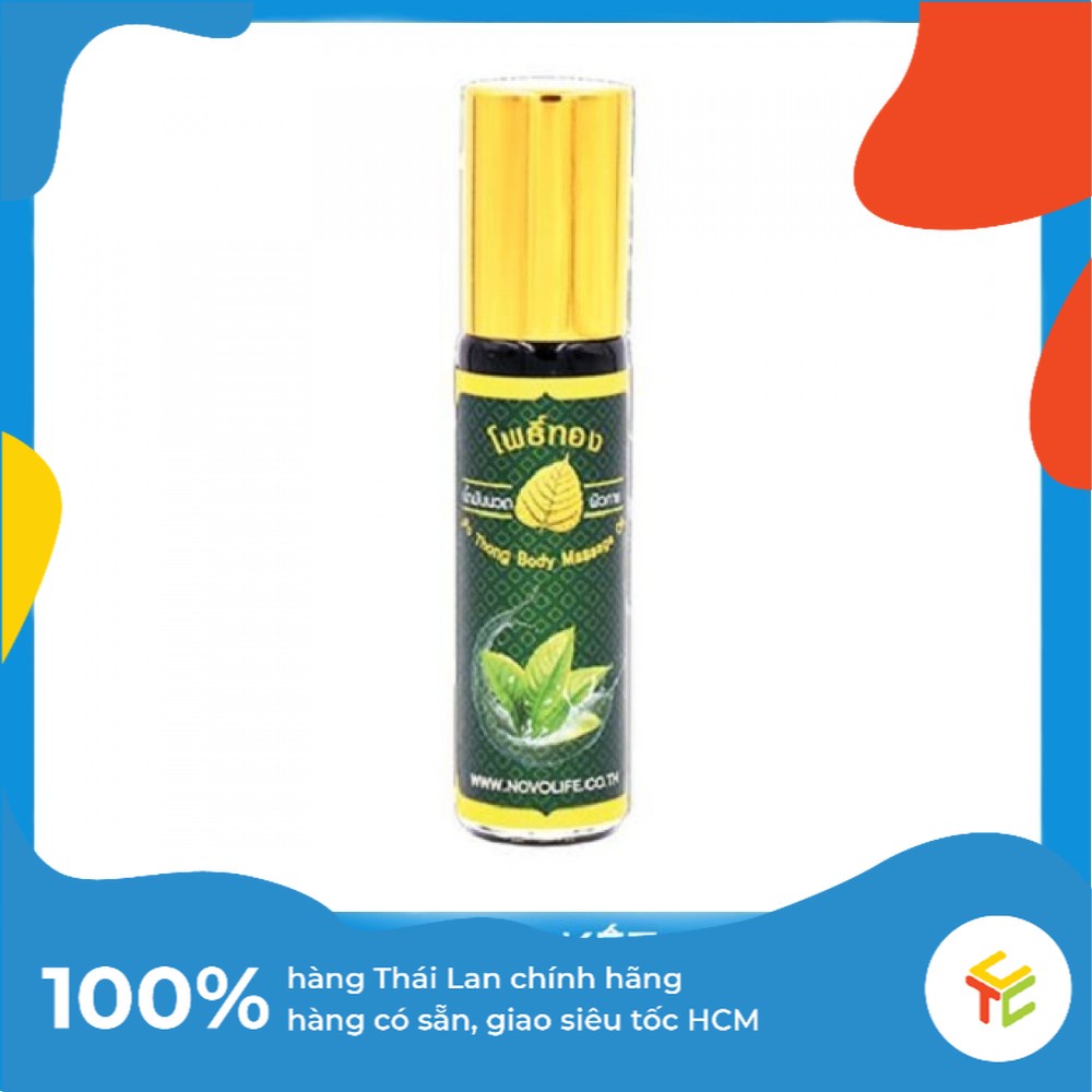 Dầu Lăn Thảo Dược Lá Bồ Đề Massage Oil 5cc, 8cc, 14 ccThái Lan chính hãng