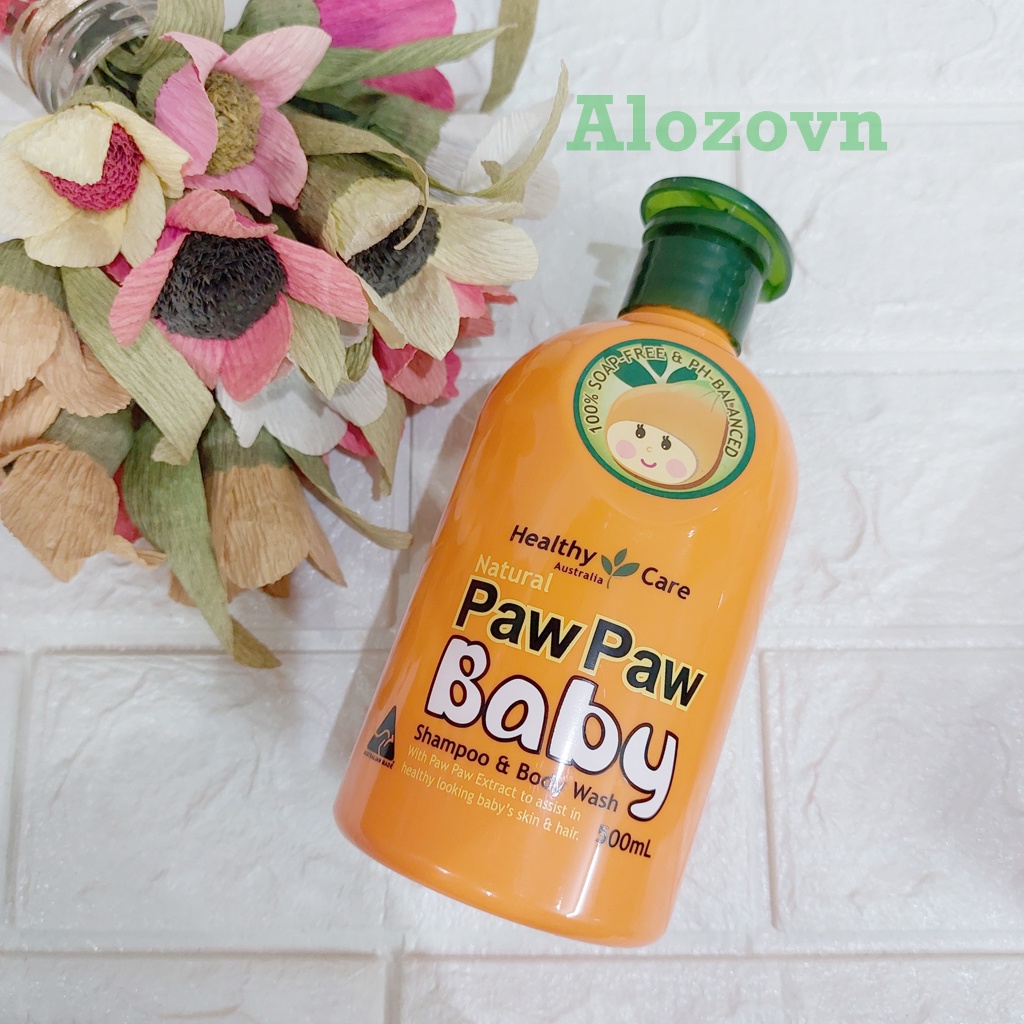 Sữa tắm đu đủ Paw Paw Baby Healthy Care 500ml Úc