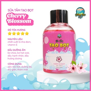 Sữa tắm siêu tạo bọt bồn tắm hương CHERRY BLOSSOM, bubble bath gel, Thơm Tho Sto