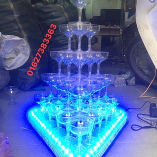 Tháp ly xếp 5 tầng