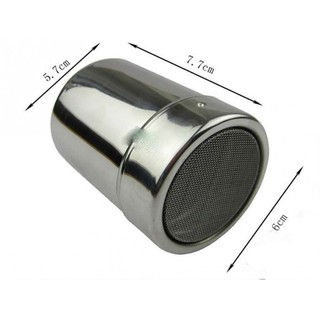 LỌ RẮC BỘT CACAO, MATCHA - Inox