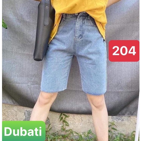 QUẦN SỌT SHORT JEAN NỮ, QUẦN NGỐ CHẤT VẢI XANH TRƠN LƯNG CAO PHONG CÁCH HÀN QUỐC - DUBATI FASHION
