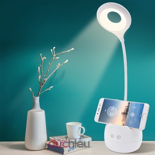 [ Hàng chất lượng ] Đèn bàn sạc tích điện cảm ứng 3 chế độ ánh sáng vàng nắng chống cận thị 6055 / 6056