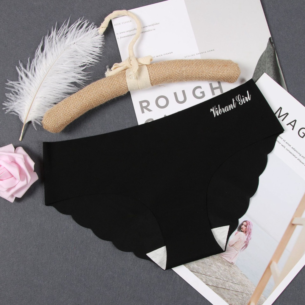 Quần lót đúc không viền chống lộ thun lạnh KIMCHIBIKINI chip nữ su viền sóng cao cấp đáy kháng khuẩn QL180