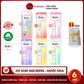 [MINI] Xịt Khử Mùi Refre Dưỡng Trắng Hương Nước Hoa - Hương Thiên Nhiên Refre Whitening 6ml