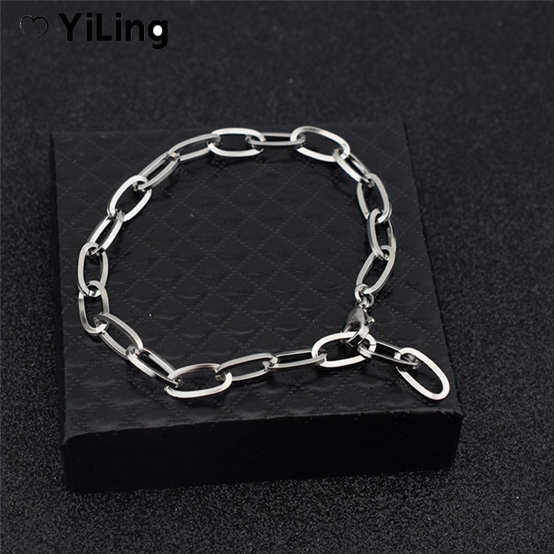 Vòng Tay Dây Xích Một Lớp Thời Trang Hàn Quốc Cho Cặp Đôi