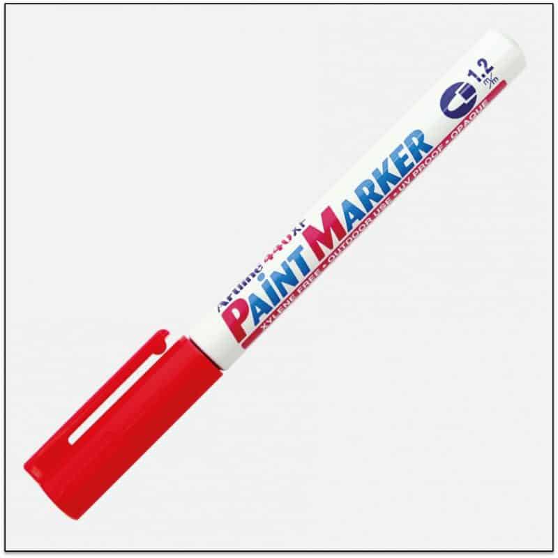 Bút sơn không phai viết vẽ trên mọi chất liệu Artline EK-440XF - Bullet 1.2mm - Màu đỏ (Red)