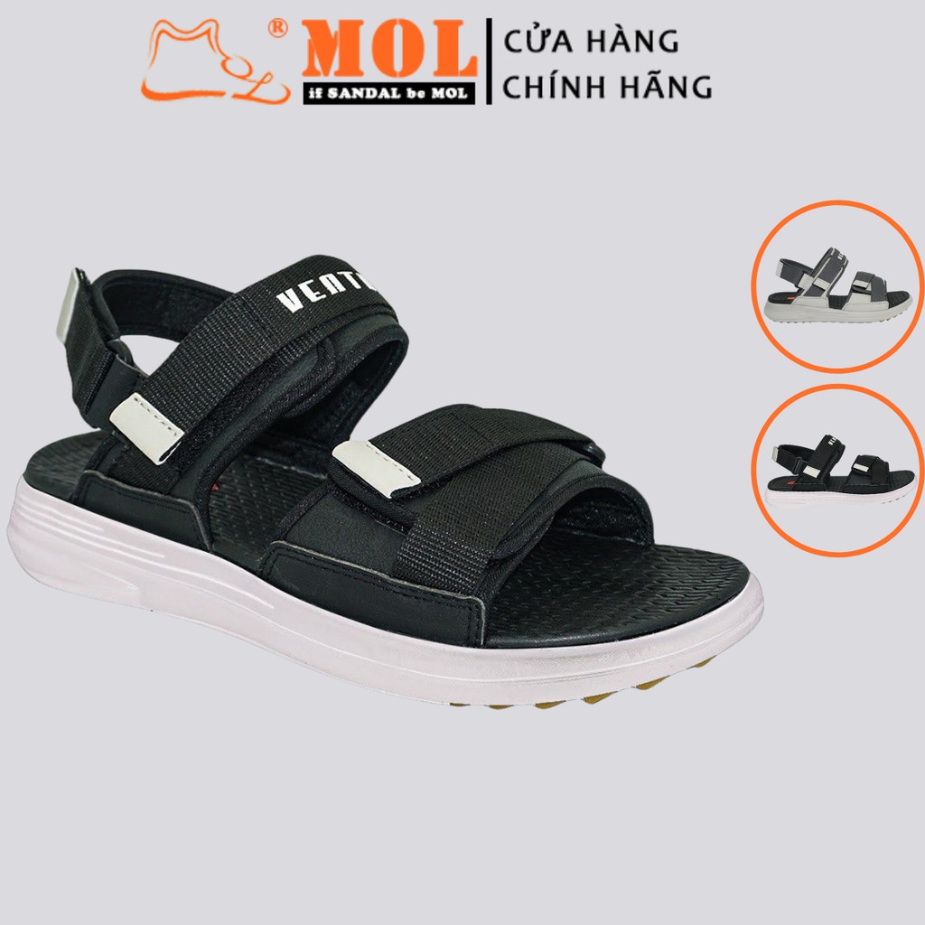 Giày sandal Vento nam quai ngang bản to có quai hậu điều chỉnh được mang đi học đi biển du lịch NB57B