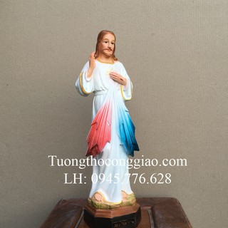 Tượng Lòng Thương Xót Chúa 40cm composite