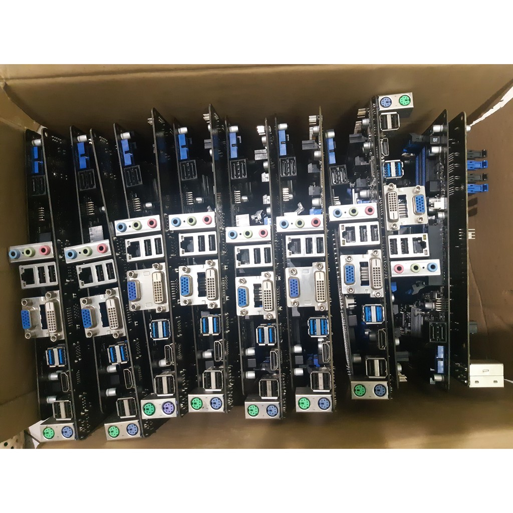 Main Asrock H110 chính hãng full 3 cổng VGA, HDMI, DVI