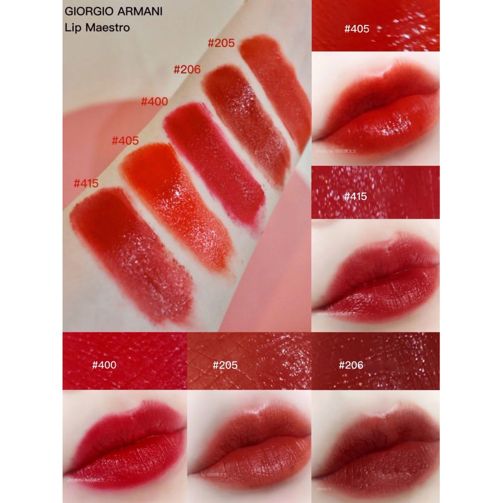 【Giải phóng hàng tồn】 Son Giorgio Armani Lip Maestro - Màu sắc ngọt ngào, quyến rũ mọi ánh nhìn !!! Không thể bỏ lỡ !!!