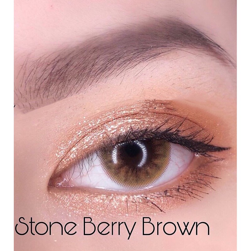 Lens nâu giãn vừa Stone Berry 0 độ