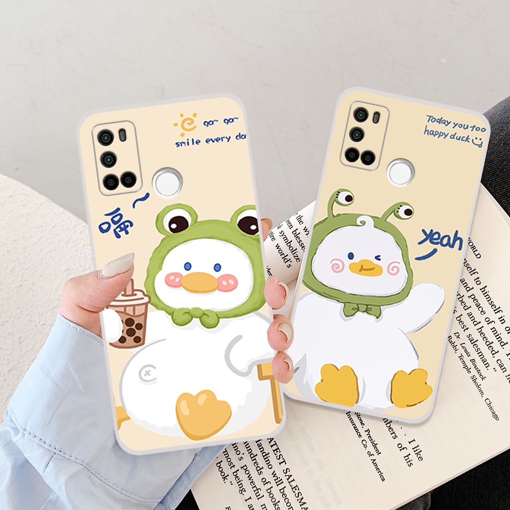 Ốp lưng Vsmart Joy 4 chú vịt đáng yêu, lucky duck, ốp cặp đôi dễ thương