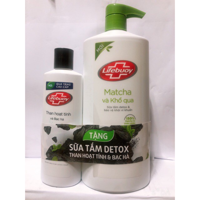 Sữaq tắm Lifebouy matcha khổ qua 850g