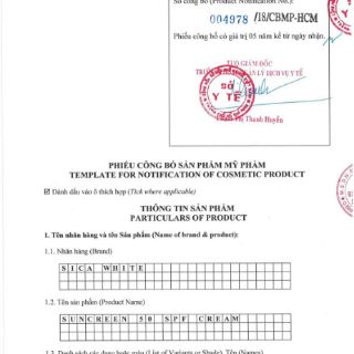 KEM CHỐNG NẮNG SICA 2020
