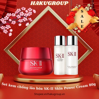 Set kem dưỡng chống lão hóa sk-ii skin power cream 80gr