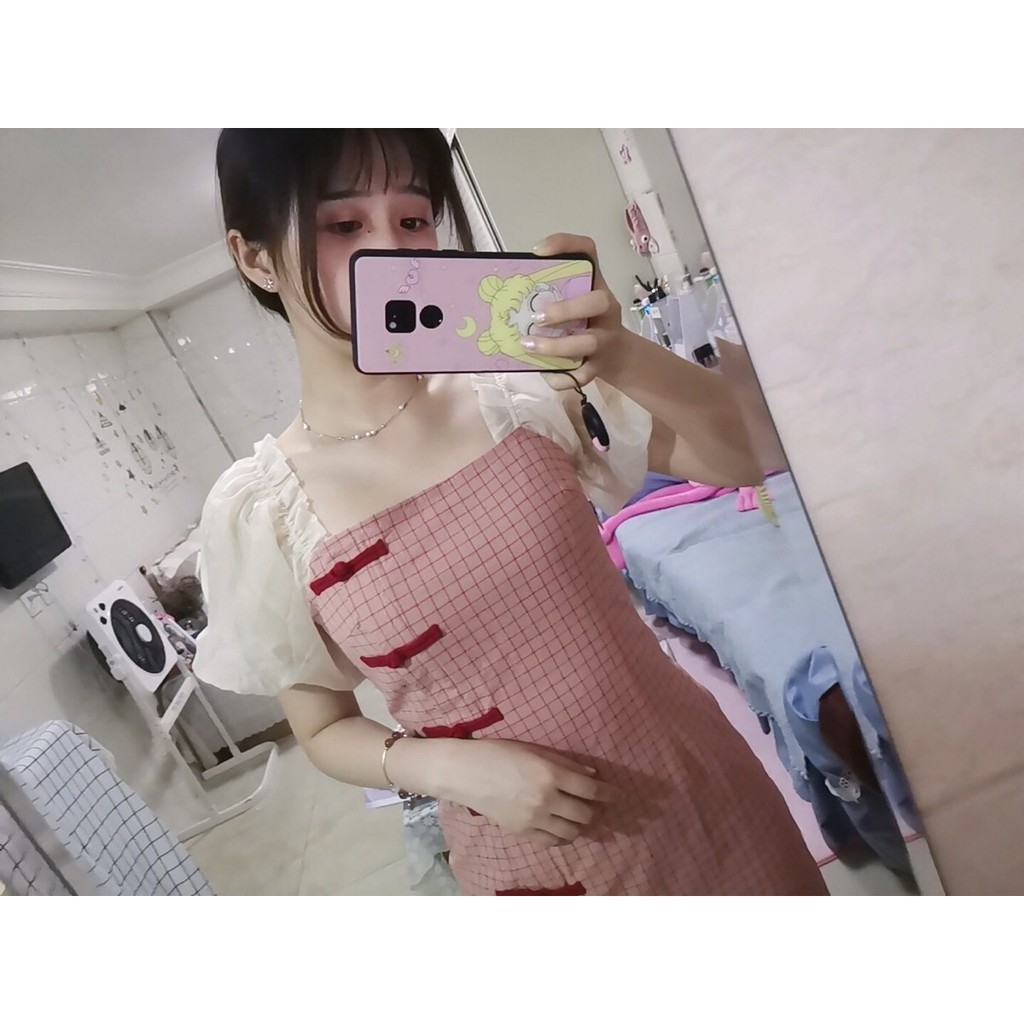 [Sẵn Hàng]♥️Đầm,Váy Sườn Xám Tay Phồng(ảnh thật)Size S->XL | BigBuy360 - bigbuy360.vn